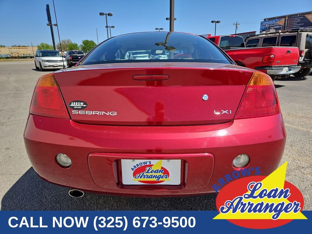 2001 Chrysler Sebring LXi